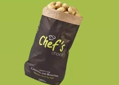 These British grown potatoes are available year-round and come in a 20kg format, packaged in a recyclable bag.